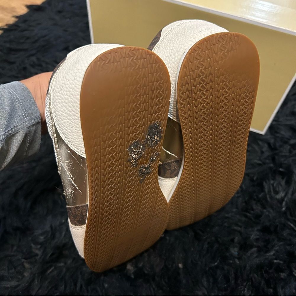MICHAEL KORS casual lace up shoes sneakers women’s 7.5 - Picture 5 of 8